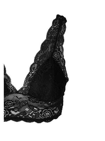 Urban Classics Urban Classics Ladies Allover Lace Bra Padded in black