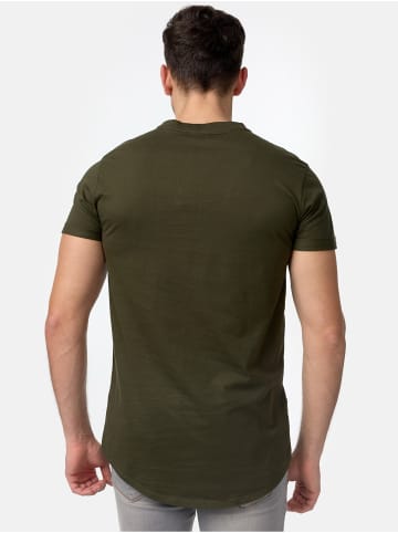 Tazzio T-Shirt Rundhals "E105" - Regular Fit- in Khaki