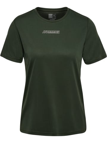 Hummel Hummel T-Shirt Hmlte Multisport Damen Dehnbarem Schnelltrocknend in CLIMBING IVY