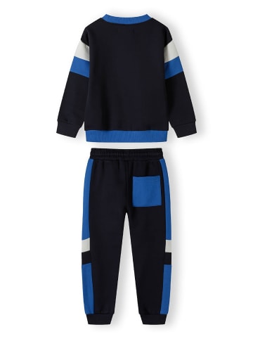 Minoti 2tlg. Outfit: Trainingsanzug 27fleece7 in dunkelblau