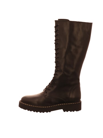 Palpa Damenlangschaftstiefel warm flach  in  Schwarz