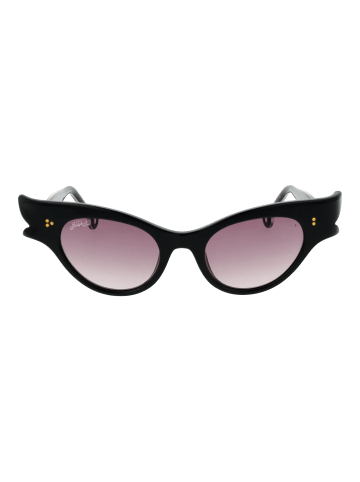 Hally & Son Frauen Sonnenbrille Schmetterling Schwarz