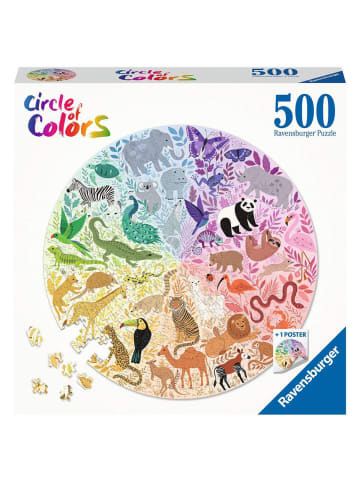 Ravensburger Puzzle 500 Teile Circle of Colors - Animals Ab 12 Jahre in bunt