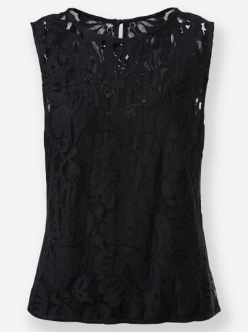 Heine Spitzentop in schwarz