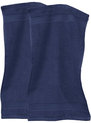 Erwin Müller Frottier Gästetuch 2er-Pack Friedrichshafen in marine