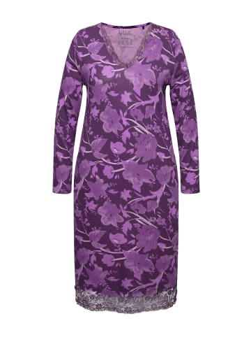 Ulla Popken Nachthemd in aubergine