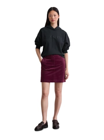 Marc O'Polo Cord-Minirock A-Shape in Aubergine Red
