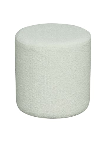 House Nordic Pouf EJBY Weiß Bouclé