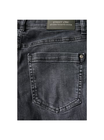 Street One Jeans in dark steel grey washed