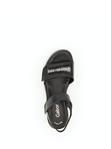 Gabor Plateau Sandalen für Damen in schwarz