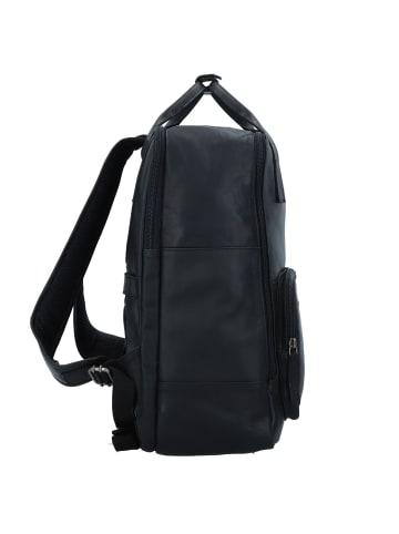 The Chesterfield Brand Belford Business-Rucksack Leder 40 cm Laptopfach in schwarz