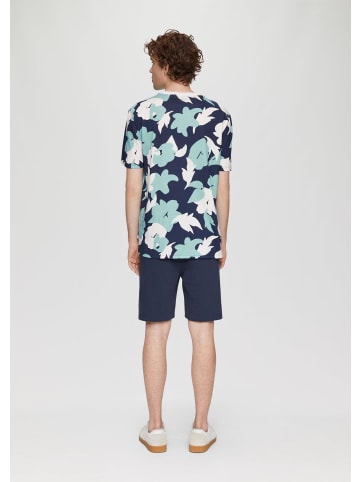 QS T-Shirt in 58A0_tiefblau
