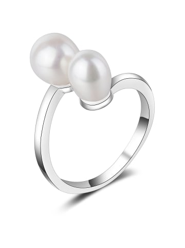 Ailoria MAYUKO Ring Silber/weiße Perle in silber