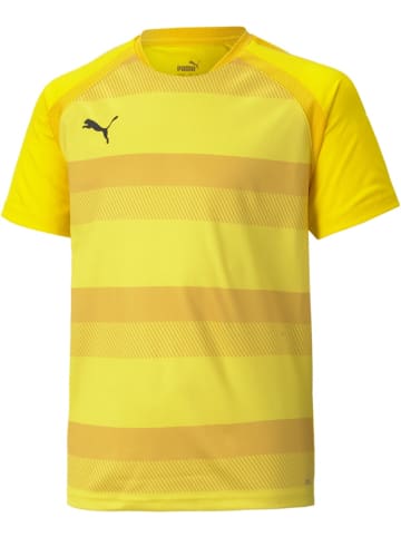 Puma Sportshirt "TeamVISION Jersey Jr" in Gelb
