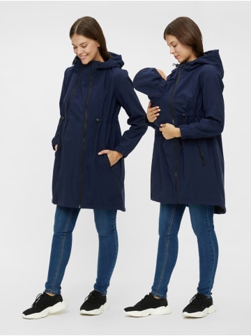 mama licious 3-in-1 Softshell Jacke Baby Trage in Navy
