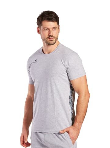 erima Essential Team T-Shirt in hellgrau melange/slate grey