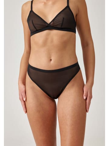 SNOCKS Full Mesh Tanga 3 Stück in Schwarz