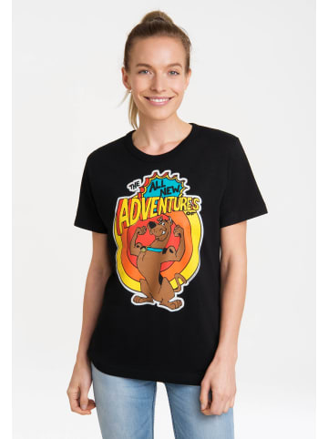 Logoshirt T-Shirt Scooby Doo in schwarz