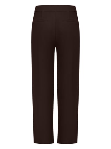 Zero Casual-Hose mit weitem Bein in Chocolate Plum