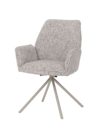 MCW Esszimmerstuhl G67, Gestell creme, beige-hellgrau
