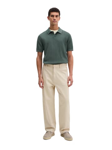 Marc O'Polo Strick-Poloshirt regular in Skipping Stone