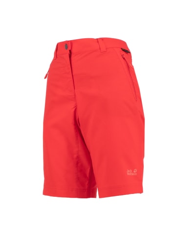 Jack Wolfskin Hose Activate Track Softshell Shorts in Rot