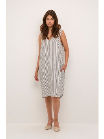 Kaffe Kleid KAmilla in Chalk/Black Stripe