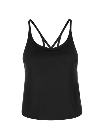 adidas Performance Trainingstop Yoga Crop in schwarz / weiß