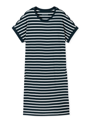 Schiesser Nachthemd Casual Essentials in nachtblau