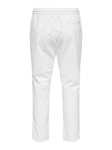 ONLY & SONS Jogginghose in Bright White