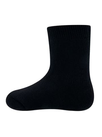 ewers Socken Uni in schwarz