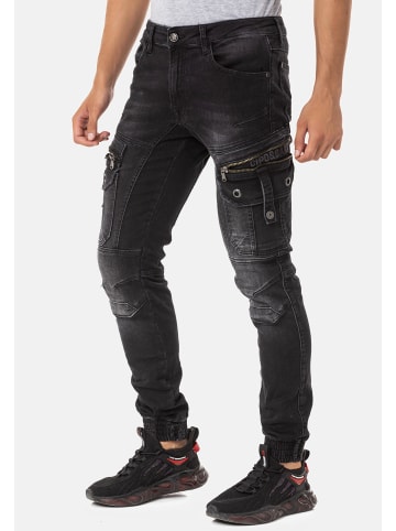 Cipo & Baxx Jeanshose in BLACK