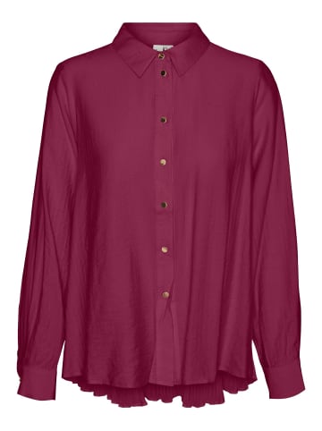 Vero Moda Hemd in Red Plum