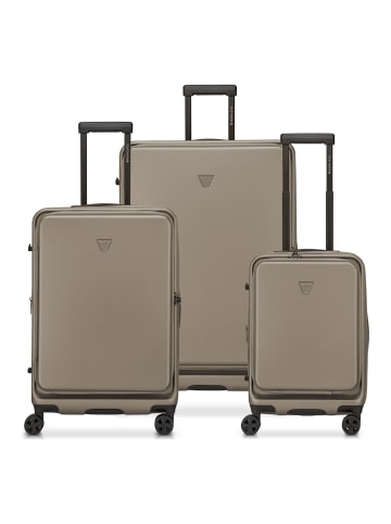 Roncato Florence 4 Rollen Kofferset 3-teilig mit Dehnfalte champagne