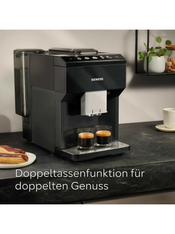 Siemens Kaffeevollautomat EQ500 classic farbiges TFT-Display Schwarz TP511E19