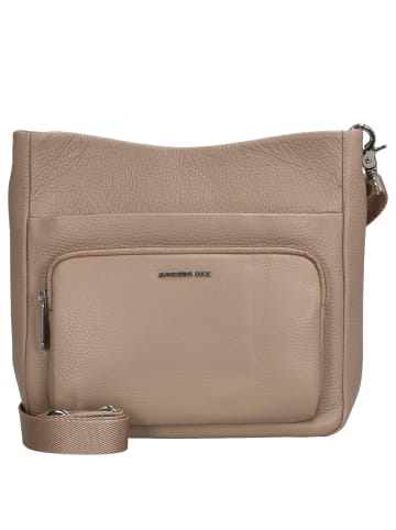 Mandarina Duck Mellow Leather - Umhängetasche M 30 cm (milk chocolate) in warm taupe