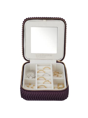 Glanzstücke München Reisetäschchen aus Kunstleder in bordeaux