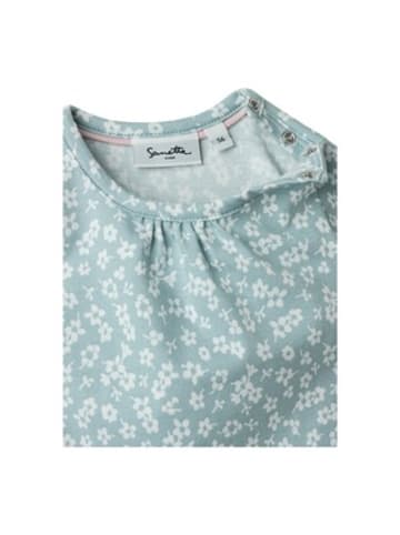 Sanetta Pure Shirt langarm Blumen Volant in Hellblau