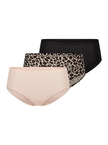 Chantelle Shorty Soft Stretch in Golden beige / leo / schwarz