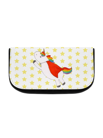 Mr. & Mrs. Panda Kosmetiktasche Einhorn Super ohne Spruch in Weiß