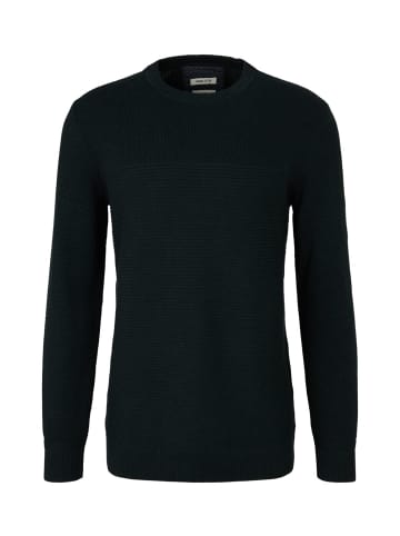 Tom Tailor Pullover BASIC STRUCTURED in Schwarz