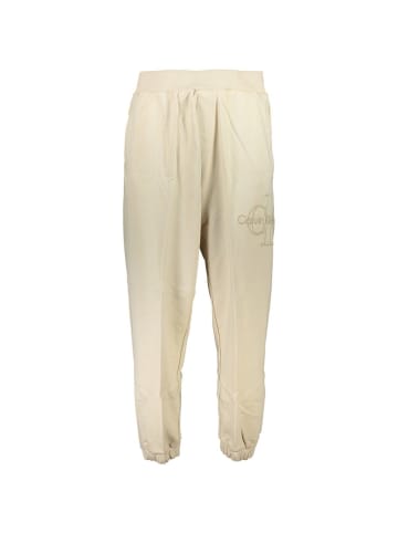 Calvin Klein Beige Baumwoll-Jogginghose