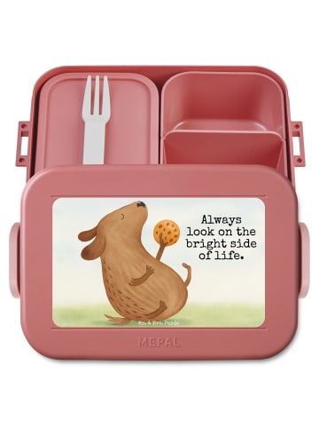 Mr. & Mrs. Panda MEPAL Bentobox Hund Keks Design mit Spruch in Rot Pastell