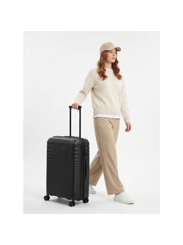 Farmhood Eco Edition 4 Rollen Trolley 67 cm mit Dehnfalte in black
