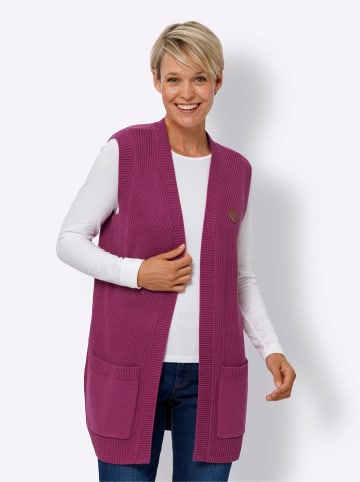 Sieh an! Strickweste in erika