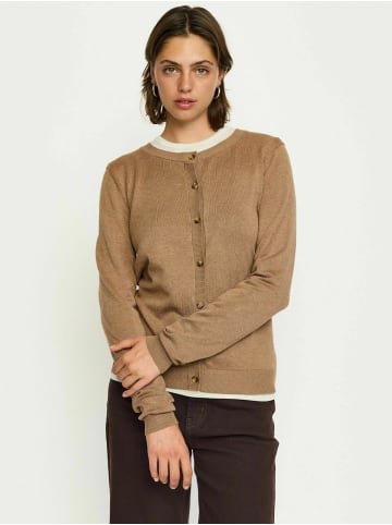 Soft Rebels Strickjacke SRMarla in 714 Toasted Coconut Melange