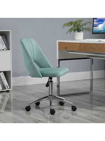 Vinsetto Bürostuhl-49B x 60T x 79-91H cm-Grün