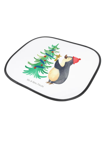 Mr. & Mrs. Panda Auto Sonnenblende Pinguin Weihnachtsbaum ohne S... in Weiß