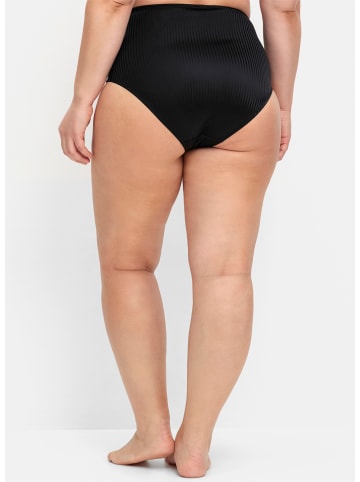 sheego Slip in schwarz + schwarz