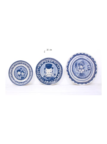Blond Amsterdam Speiseteller Junge in Blau - 26cm